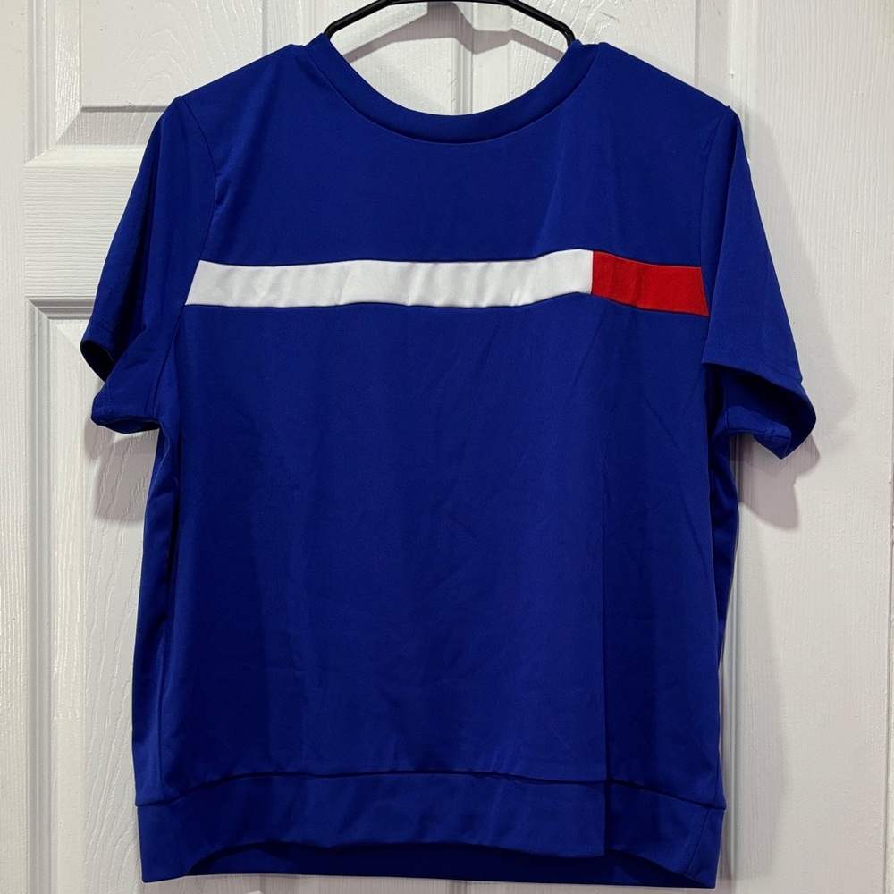 Blue and Red Women's Set